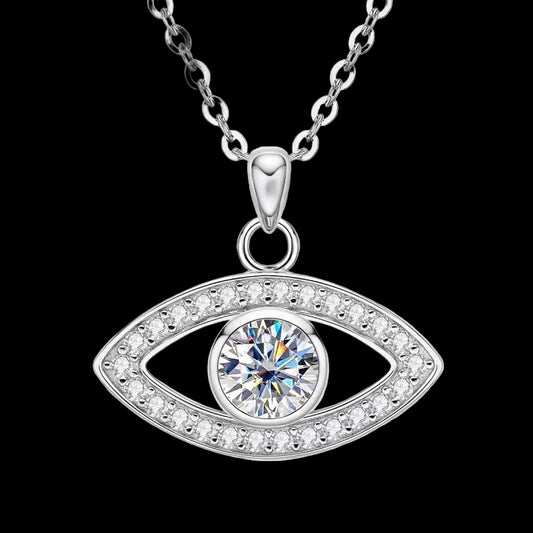 Eternity Pendant Necklace - Moissanite