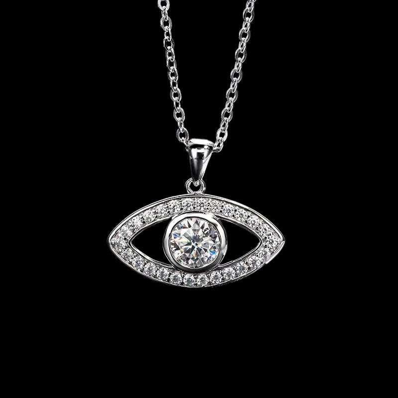 Eternity Pendant Necklace - Moissanite