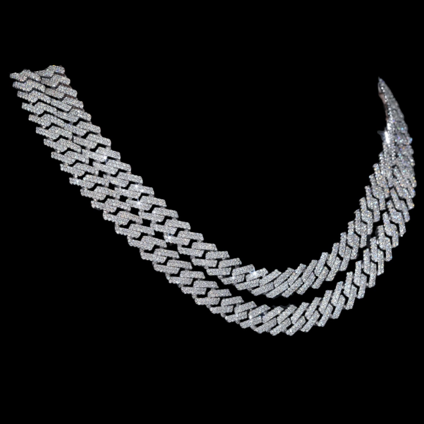 Cuban Link Necklace/Bracelet - Moissanite