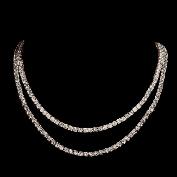 Tennis Chain Necklace - Cubic Zirconia