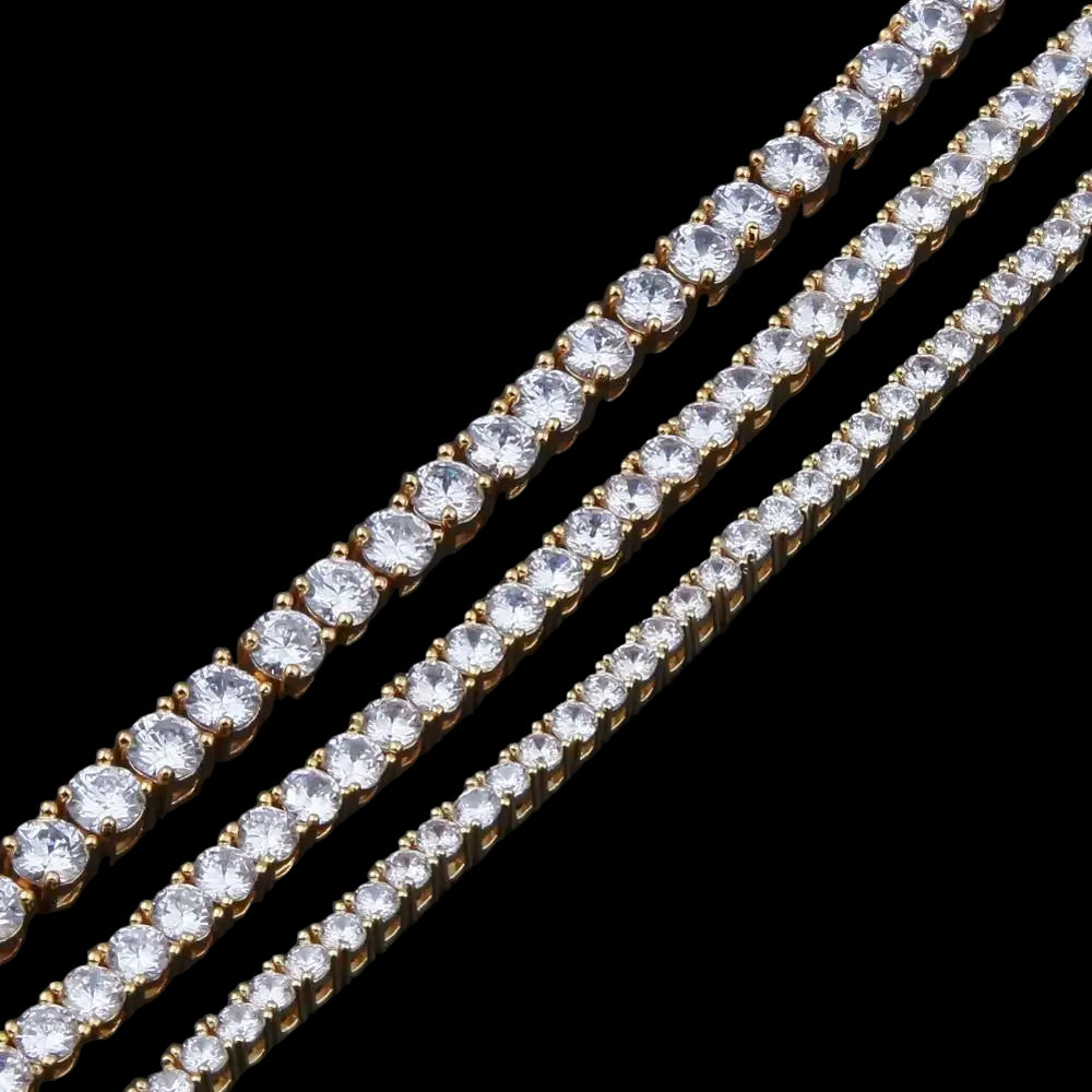 Tennis Chain Necklace - Cubic Zirconia
