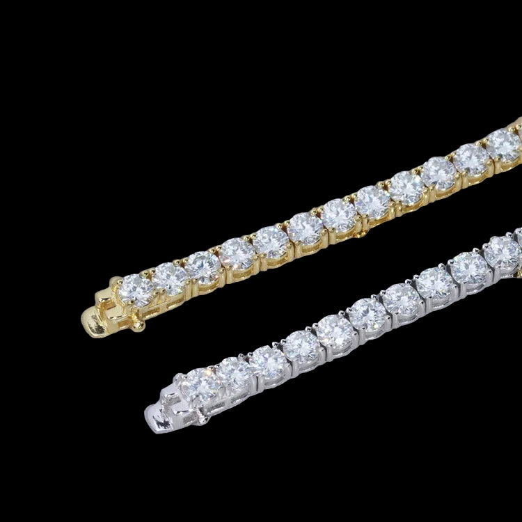 Iced Tennis Chain 4mm - Moissanite