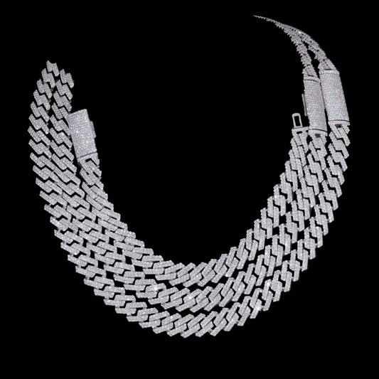 Cuban Link Necklace/Bracelet - Moissanite