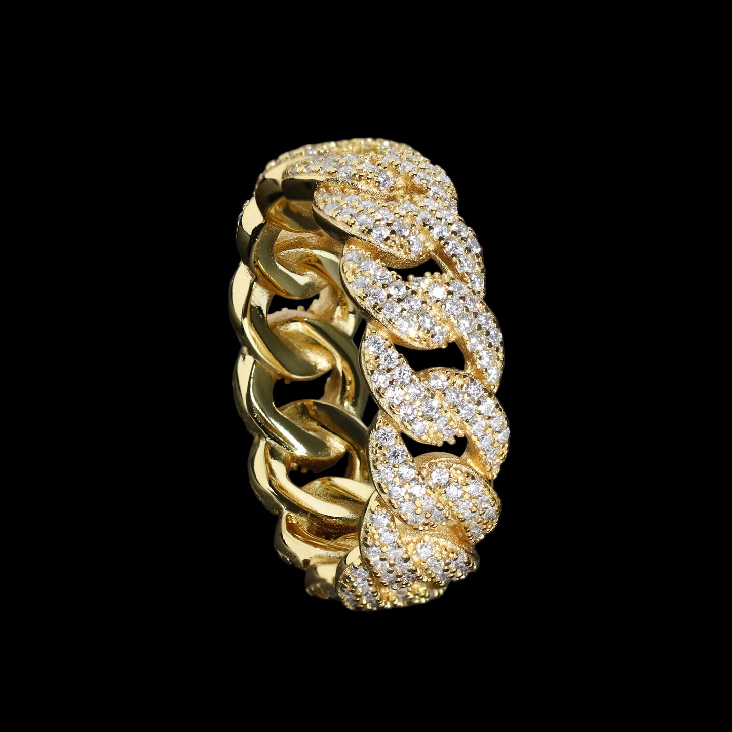 2 Pc Iced Out Ring - Moissanite - Multiple Design