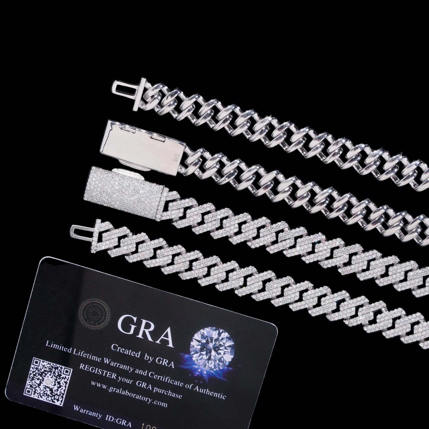 Cuban Link Necklace/Bracelet - Moissanite