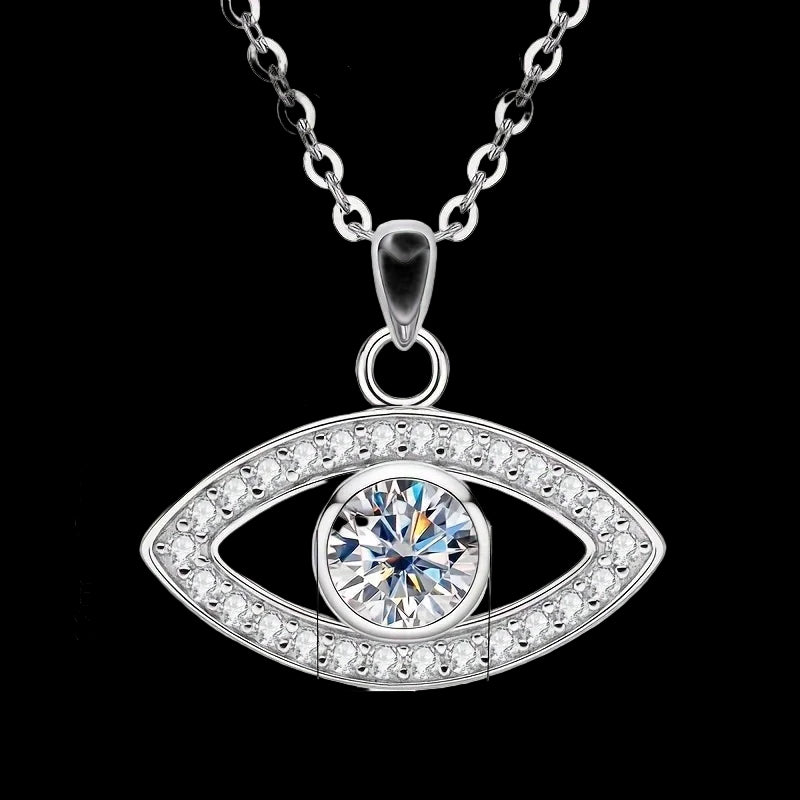 Eternity Pendant Necklace - Moissanite