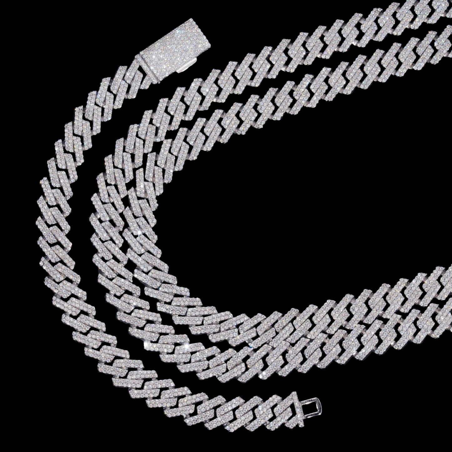 Cuban Link Necklace/Bracelet - Moissanite