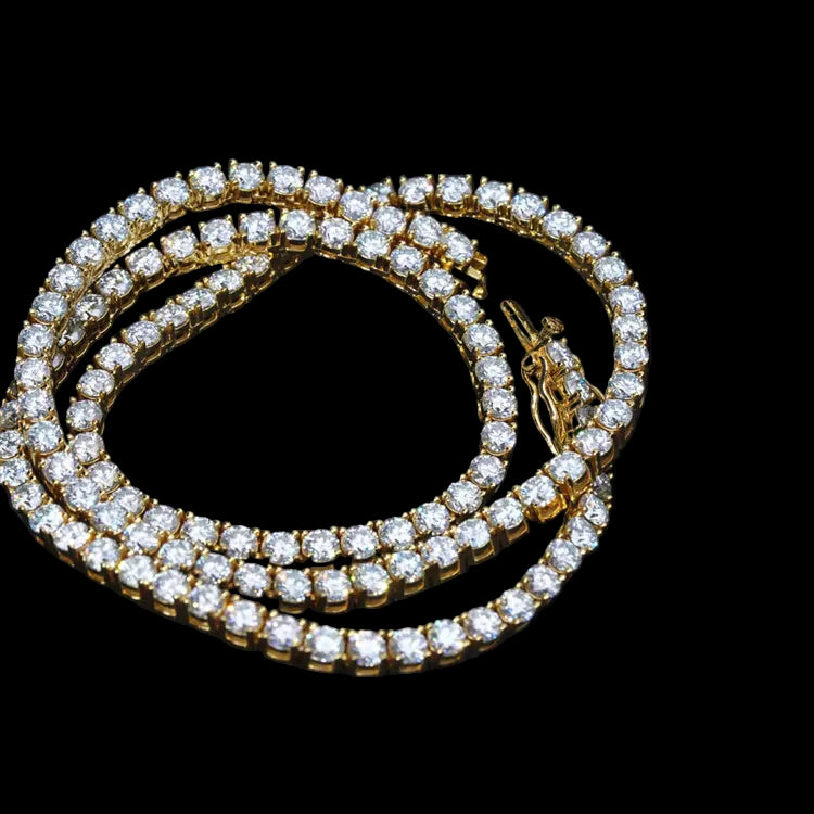 Iced Tennis Chain 4mm - Moissanite