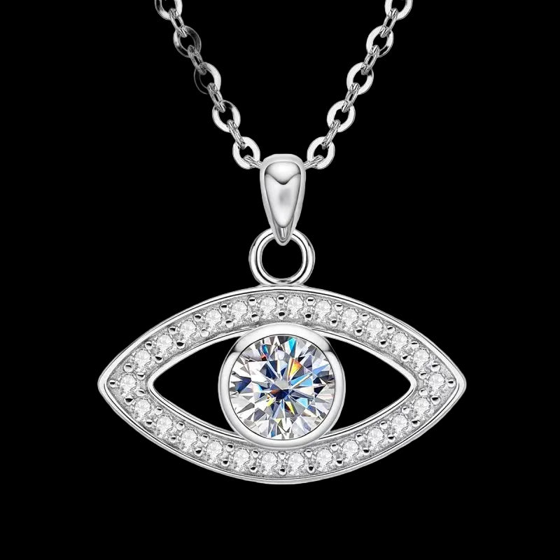 Eternity Pendant Necklace - Moissanite