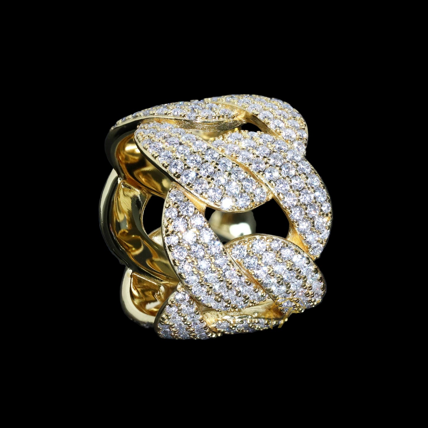 2 Pc Iced Out Ring - Moissanite - Multiple Design