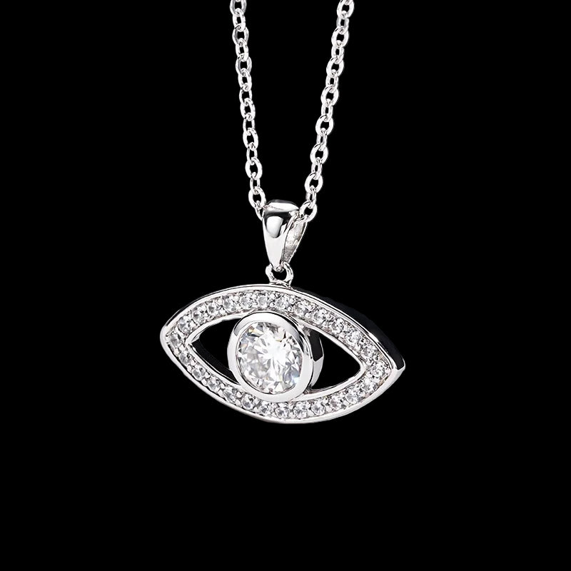 Eternity Pendant Necklace - Moissanite