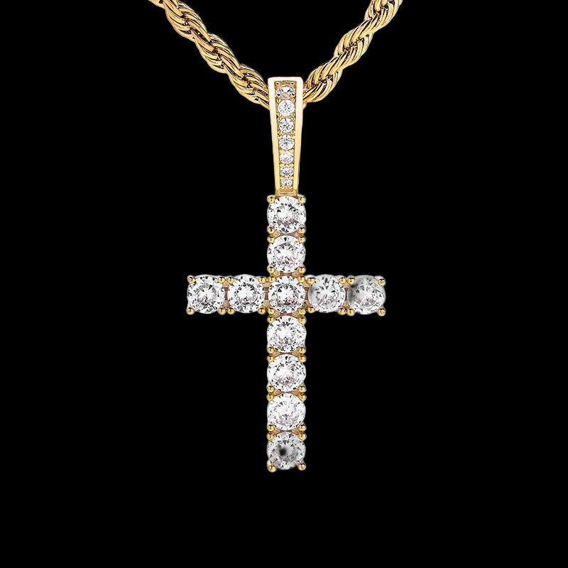 Iced Out Cross - Cubic Zirconia