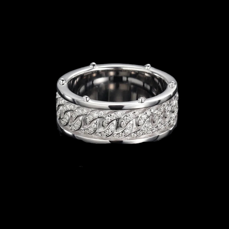 2 Pc Iced Out Ring - Moissanite - Multiple Design