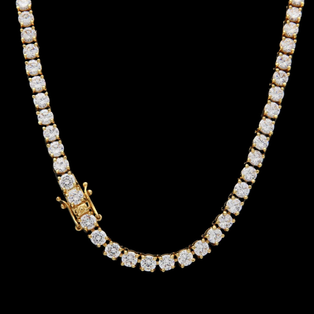 Tennis Chain Necklace - Cubic Zirconia