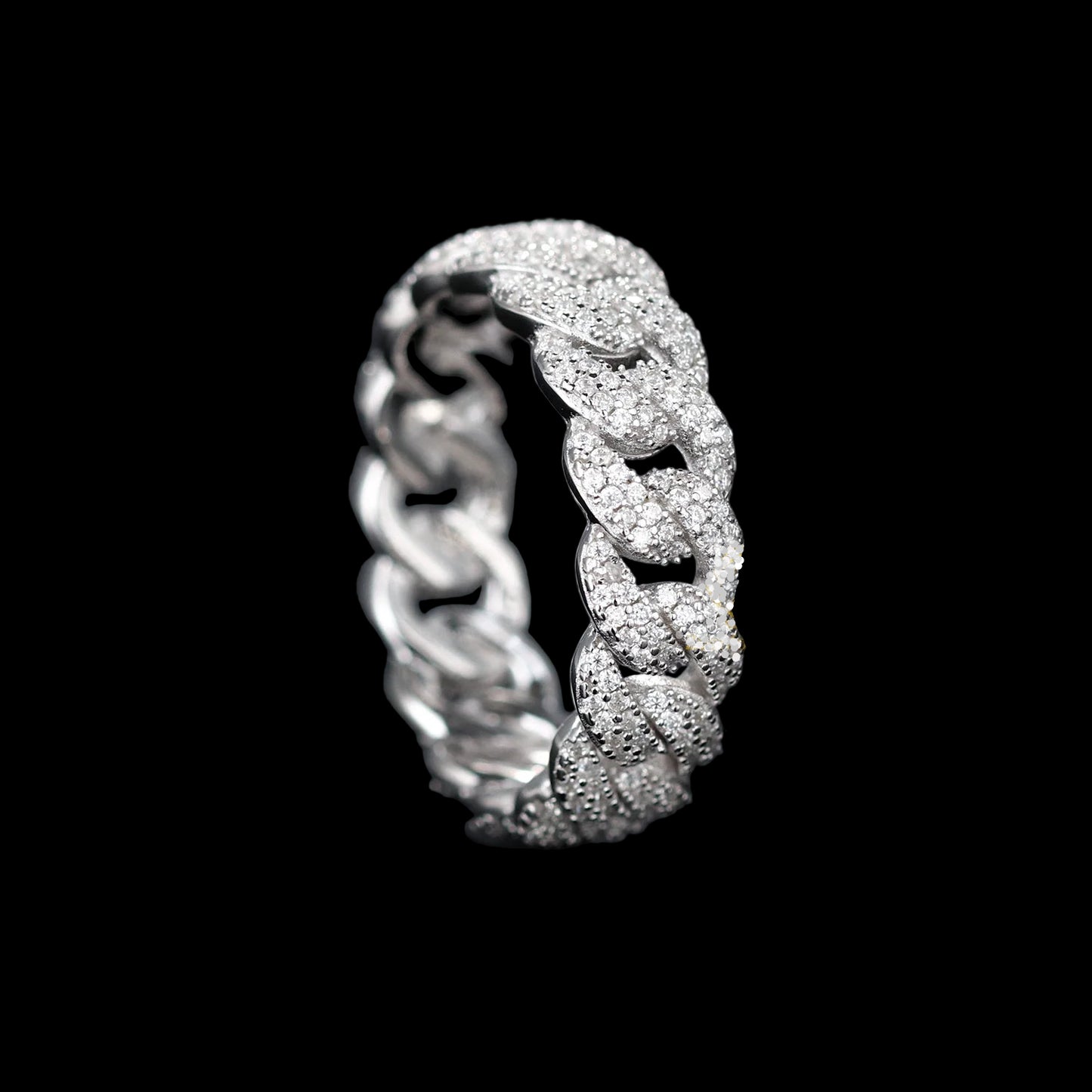 2 Pc Iced Out Ring - Moissanite - Multiple Design