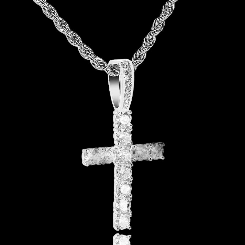 Iced Out Cross - Cubic Zirconia