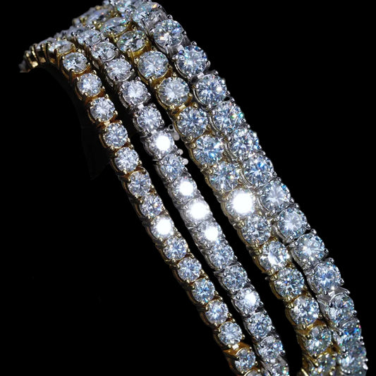 Iced Tennis Chain 4mm - Moissanite