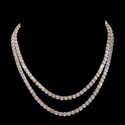 Tennis Chain Necklace - Cubic Zirconia