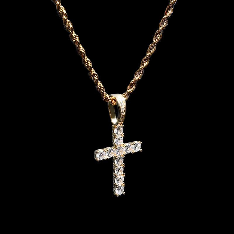 Iced Out Cross - Cubic Zirconia