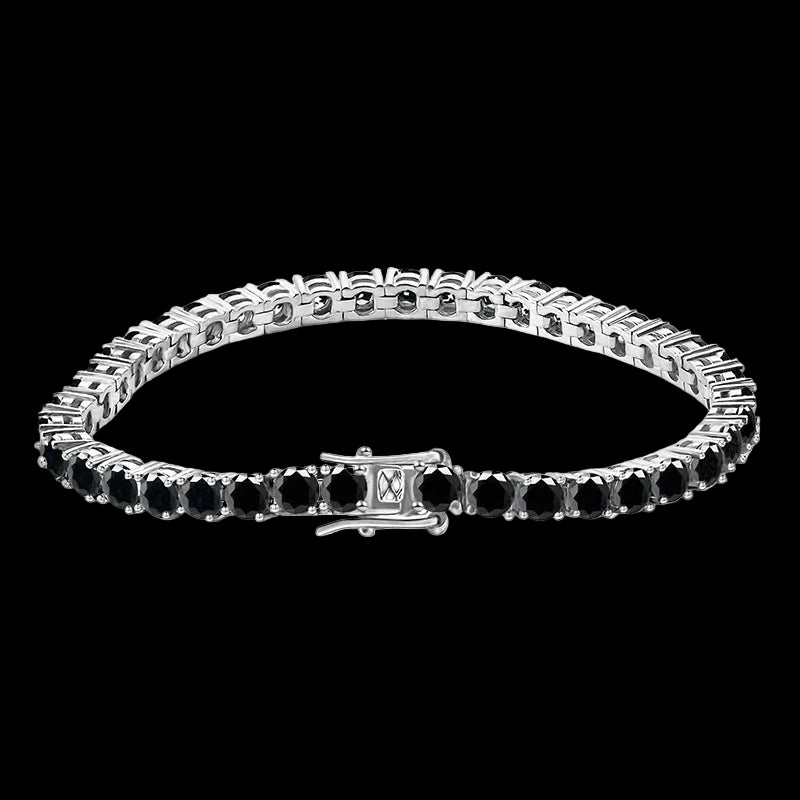 Multiple Color VVS Moissanite Silver Tennis Bracelet