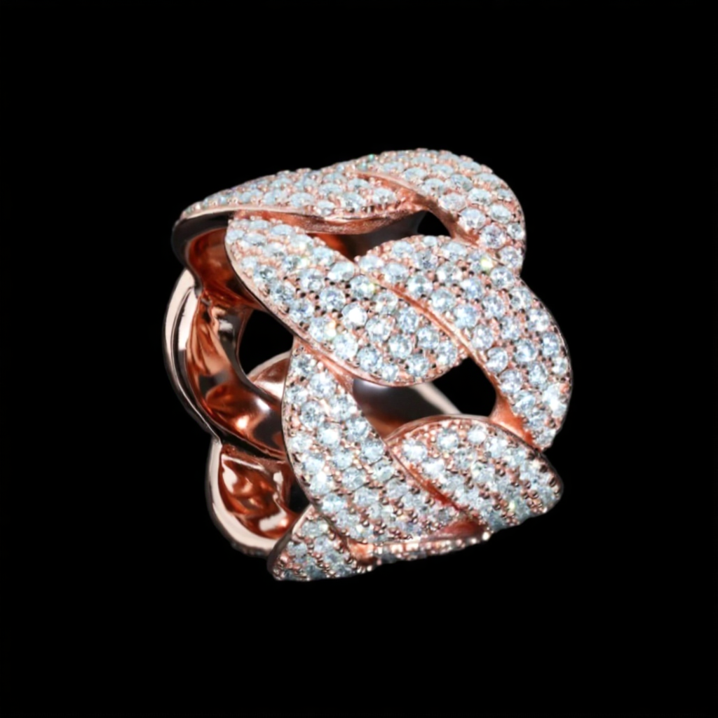 2 Pc Iced Out Ring - Moissanite - Multiple Design